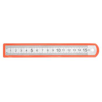 Линейка Economix металлическая 15см E81388