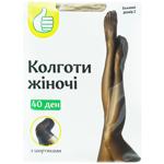 Auchan Beige Women's Tights 40den size 2