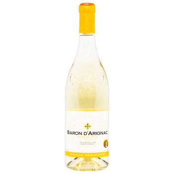 Baron d`Arignac Semi Sweet White Wine 10.5% 0.75l - buy, prices for MegaMarket - photo 1