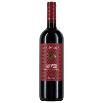 Вино Cecchi LA MORA ROSSO 0,75л сухе черв. 13,5% Італія - купити, ціни на КОСМОС - фото 1
