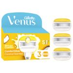 Картриджи для гоління Gillette Comfort Glide Кокос змінні 3шт