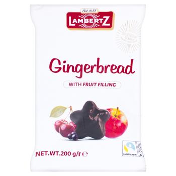 Пряники Lambertz Ассорти с фруктовой начинкой 200г