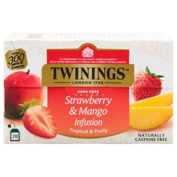 Twinings Strawberry-Mango Fruit-Herbal Tea 2g*20pcs - buy, prices for EKO Market - photo 2