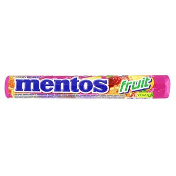 Драже Mentos Фрукты жевательное 37г
