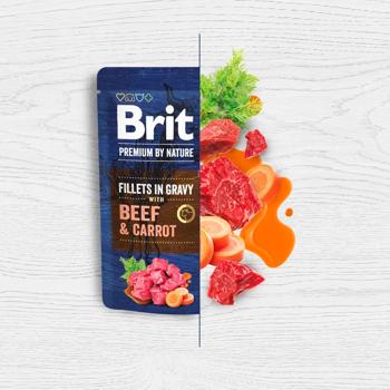 Brit Premium Wet Food with Beef and Carrots for Dogs of Small Breeds 85g - buy, prices for COSMOS - photo 4