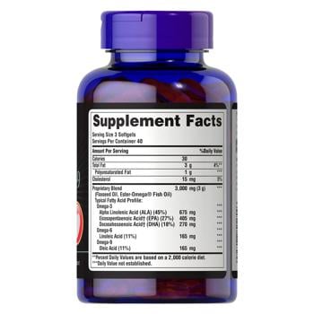 Puritan's Pride Triple Omega 3-6-9 120 softgels - buy, prices for Biotus - photo 2