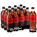 Напій газований Coca-Cola Zero 0,75л