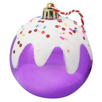 Koopman Christmas Ball with Sprinkles and Icing 8cm - buy, prices for - photo 3