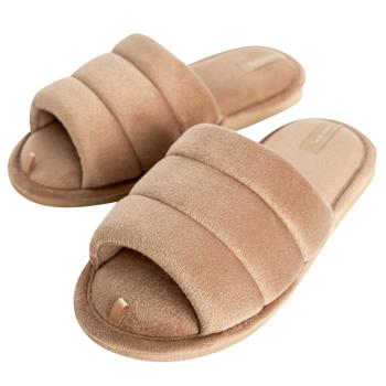 Twins 13815 HS-VL Women's Plush Caramel Slippers s.36/37 - buy, prices for Supermarket "Kharkiv" - photo 2