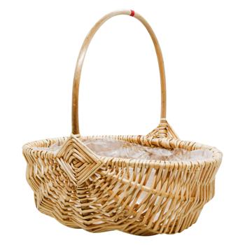 Natural Oval Basket 30*22*25cm w027 №2