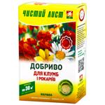 Удобрение кристаллическое Чистый Лист для клумб и рокариев 300г