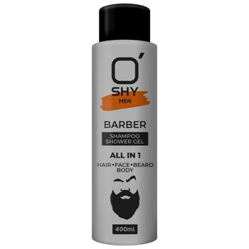 O'Shy Men Barber All in 1 Shampoo Shower Gel 400ml - buy, prices for Ideal - photo 1