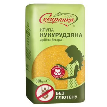 Крупа кукурудзяна Сквирянка Екстра дрібна без глютену 800г - купити, ціни на - фото 2