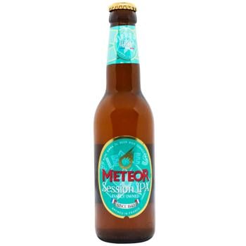 Пиво Meteor Session IPA светлое нефильтрованное 4,8% 0,33л