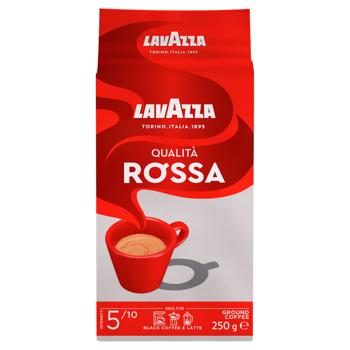 Кава Lavazza Qualita Rossa мелена 250г - купити, ціни на МегаМаркет - фото 1