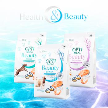 Корм сухой Optimeal Beauty Harmony с морепродуктами для взрослых собак всех пород с успокаивающим эффектом 4кг - купить, цены на MasterZoo - фото 7