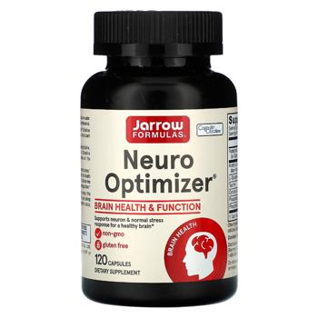 Вітаміни для пам'яті, Neuro Optimizer, Jarrow Formulas, 120 капсул - купить, цены на Biotus - фото 1