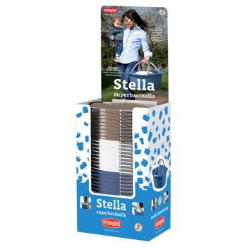 Stefanplast Stella Plastic Oval Basket with Handles 25l