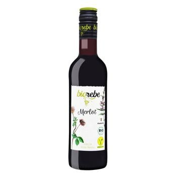 Вино Biorebe Merlot красное сухое 13,5% 250мл - купить, цены на NOVUS - фото 1