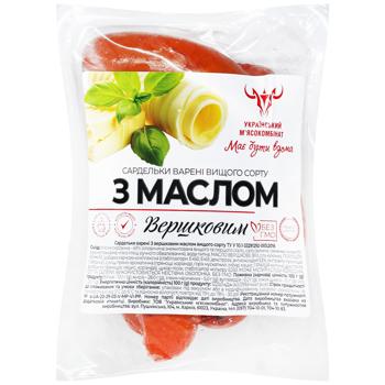 Сардельки Український МК З вершковим маслом вищий сорт - купити, ціни на КОСМОС - фото 3