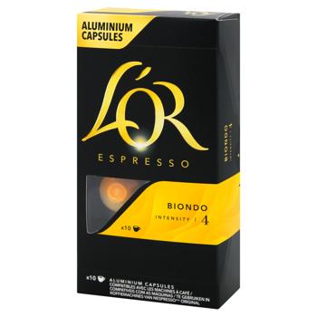 L'or Espresso Biondo Coffee in Capsules 10pcs*5.2g - buy, prices for - photo 3