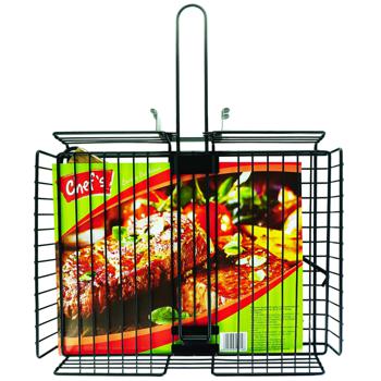 Решетка Chef's объемная антипригарная 59x31см - купить, цены на Auchan - фото 2