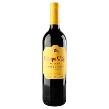 Вино Campo Viejo Rioja Tempranillo красное сухое 13,5% 0,75л - купить, цены на За Раз - фото 1