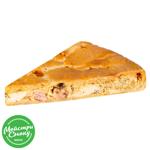 Киш с копченой курицей и ветчиной