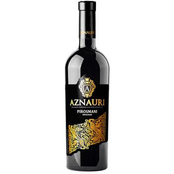 Aznauri Pirosmani Red Semi-Sweet Wine 9-13% 0.75l - buy, prices for Auchan - photo 1