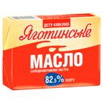 Yagotynske Extra Sweet Cream Butter 82.5% 180g