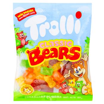 Конфеты Trolli Классические медведи фруктовые жевательные 100г