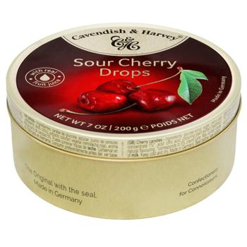 Леденцы Cavendish & Harvey вишневые 200г - купить, цены на МегаМаркет - фото 1