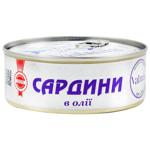 Сардина Valmis атлантическая в масле 240г