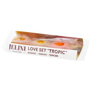 Мармелад Jelini Love Set Tropic 90г - купить, цены на Auchan - фото 1