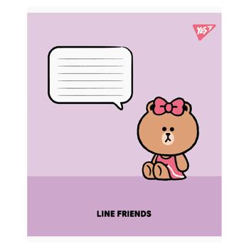 Yes Line Friends Stylish Notebook in a Cage А5 12 sheets - buy, prices for - photo 3