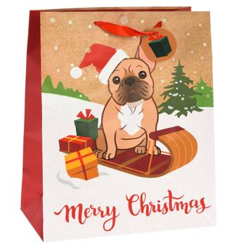 Dogs Gift Bag 26x10x32cm in assortment - buy, prices for METRO - photo 2