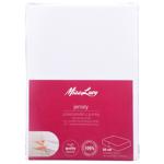 Miss Lucy Jersey White Sheet with Elastic 160*200cm