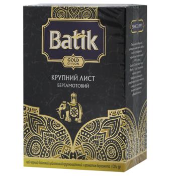 Чай Batik Gold Крупний лист Бергамот чорний байховий 100г - купити, ціни на ULTRAMARKET - фото 1