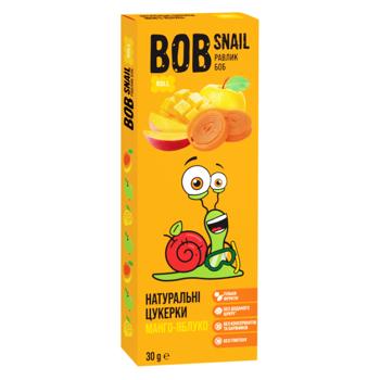 Цукерки Bob Snail натуральні манго-яблуко 30г - купити, ціни на Grono - фото 1