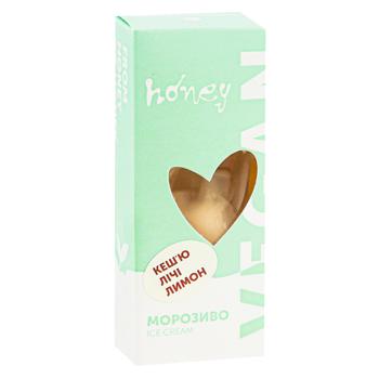 Морозиво веган кеш'ю лічі лимон HONEY 75г