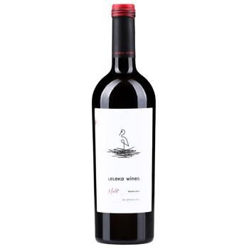 Вино Leleka Wines Merlot червоне сухе 12,5% 0,75л - купити, ціни на Восторг - фото 1