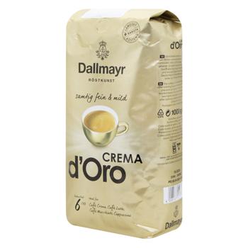 Кава в зернах Dallmayr Crema d'Oro 1кг - купити, ціни на МегаМаркет - фото 1