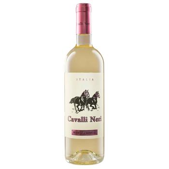 Cavalli Neri Bianco White Semi-Sweet Wine 12% 0.75l - buy, prices for Chudo Market - photo 1