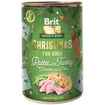 Brit Mono Protein Christmas вологий корм для собак 400 г - кролик