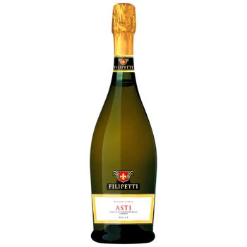 Вино игристое Filipetti Asti белое сладкое 7,5%  0,75л - купить, цены на WINETIME - фото 1
