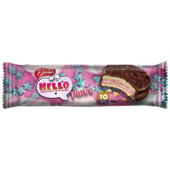 Everbis Hello Pinko Strawberry Flavored Marshmallow Cookies 180g - buy, prices for Epicentr FOOD - photo 1