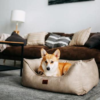 Лежак Noble Pet Leon 55x45х18см пісочний - купити, ціни на КОСМОС - фото 3