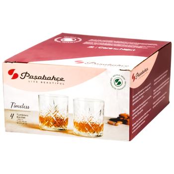 Pasabahce Timeless Whisky Glass 345ml 4pcs