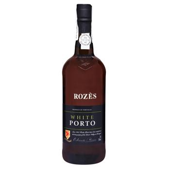 Портвейн Rozes White Porto белый крепкий 20% 0,75л - купить, цены на NOVUS - фото 1