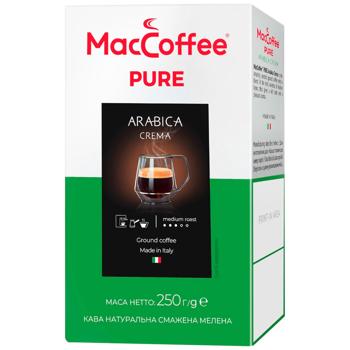 Кава мелена MacCoffee Pure Arabica Crema 250г - купити, ціни на КОСМОС - фото 1